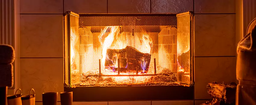 Mendota Hearth Landscape Fireplace Installation in Buenaventura Lakes, Florida