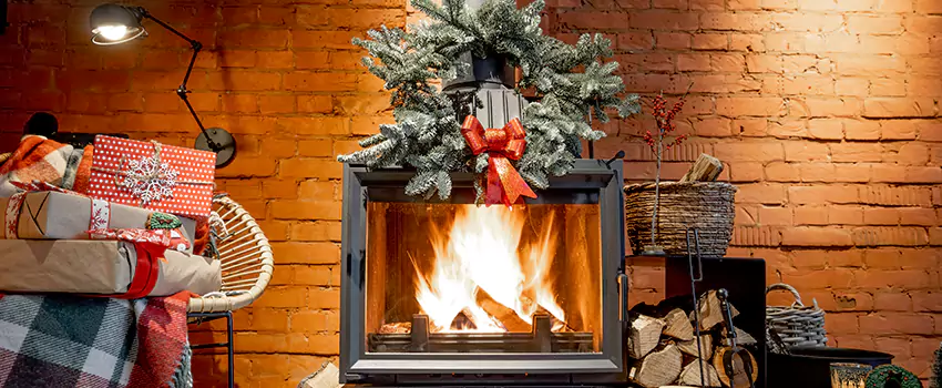 Travis Industries Linear Gas Fireplace Installation in Buenaventura Lakes, Florida
