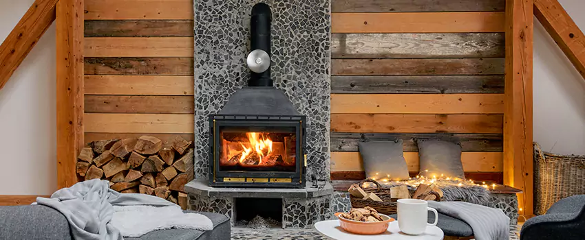 Thelin Hearth Products Direct Vent Gas Stove Fireplace Inspection in Buenaventura Lakes, Florida
